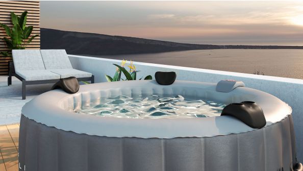 Articoli accessori: Set di 2 poggiatesta e 1 portabicchieri per Spa MAUI / MADAGASCAR 